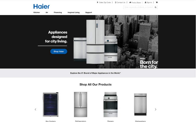 Haier refrigerator brand overview