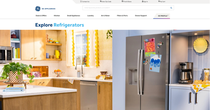 GE Appliances refrigerator brand overview